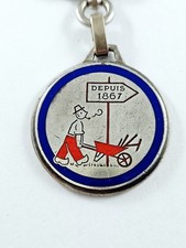 PORTE-CLES - Augis - BROUETTES GEORGES HAEMMERLIN - SAVERNE - Vintage 1960s -