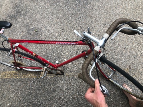 Red peugeot bike carbolite - red,