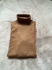 Pull col roulé taille S beige