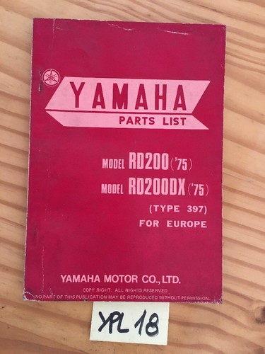 Yamaha rd200 rd200dx 1975 - rd200dx,