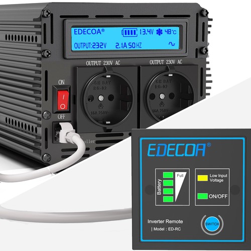 Edecoa convertisseur 12v à - convertisseur,