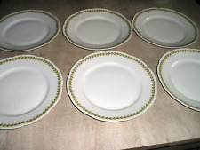 PORCELAINE de LIMOGES - GUERIN WILLIAM 1891 / 1927  - 6 ASSIETTES PLATES - N 3
