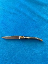 Manche corne couteau pliant - corne,