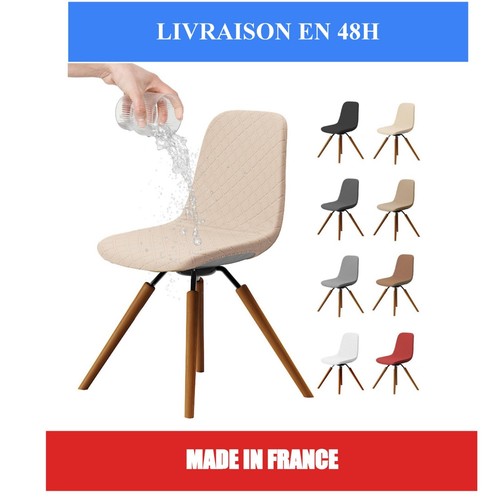 Housse chaise scandinave - chaise, 4