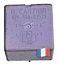 03525 Relais Violet 12V/50A 4 Broches G. Cartier – Pièce d’Origine