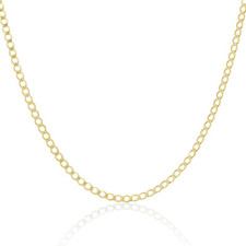 Chaîne (Bracelet ou Collier) en Or Jaune 9 Carats Epaisseur 3mm - 15,2 à 76cm