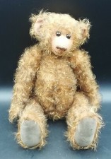 Ancien ours En peluche Articulé Paille Années 30  teddy bear singe pouet 34 cm