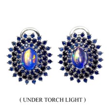 925 Argent Sterling Boucles