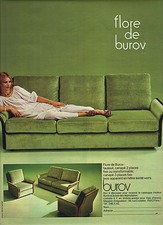 PUBLICITE 1968  BUROV  meubles FLORE