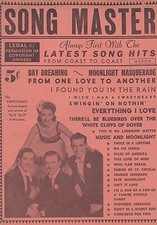 MARCH 1942 SONG MASTER -