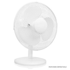 Ventilateur de table 40cm – Blanc – 32.99€  PROMO  19.99€
