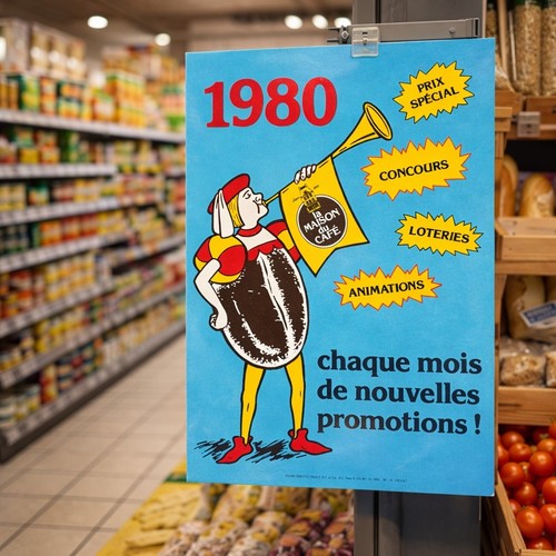 Petite affiche publicitaire