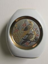 Petit vase the art of chokin plaqué or 24 k 10 cm