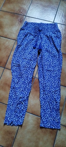 Pantalon kiabi imprime bleu - pantalon,