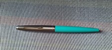 STYLO PLUME PARKER 45 GT, couleur Bleu Turquoise/acier brosse, made in France