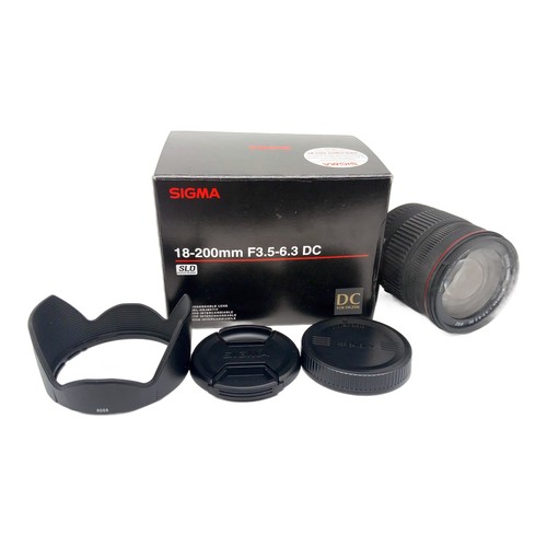 Sigma zoom 200mm - dc, 18-200mm