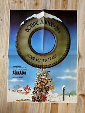 JOURNAL DE TINTIN POSTER BONNE ANNÉE 1978 41 x 55 EN EXCELLENT ÉTAT 