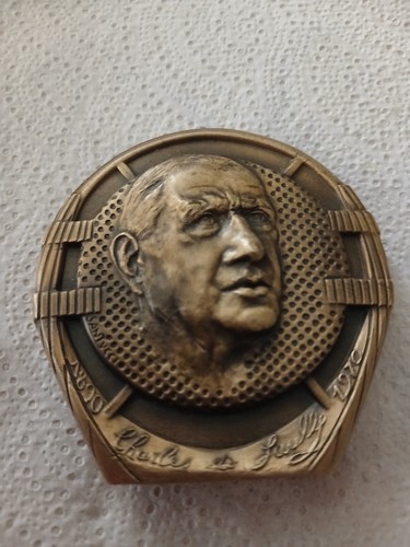 Médaille bronze charles de - médaille,