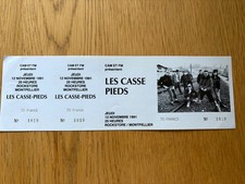 billet ticket place de concert