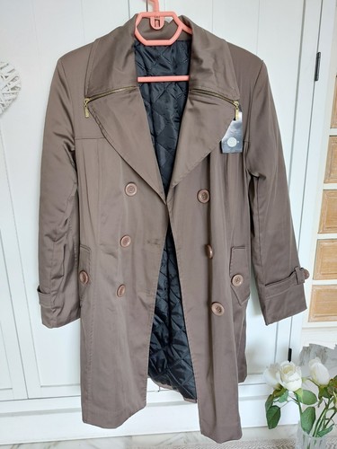 Trench doublé beige neuf - trench,