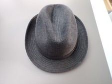 Chapeau T 59 bel état feutre gris vintage chapelier Bugarach