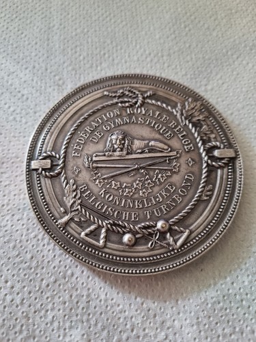 Médaille bronze argenté - médaille, de