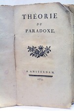 MORELLET La nature du paradoxe