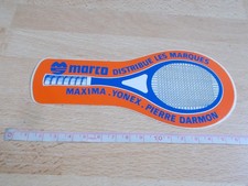 Autocollant Tennis - MARCO, MAXIMA, YONEX, PIERRE DARMON