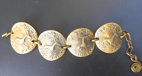 Bracelet bronze ethnique - bronze,