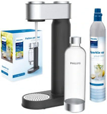 Philips GoZero Machine à Eau Pétillante Soda Bouteille 1L noire Neuf