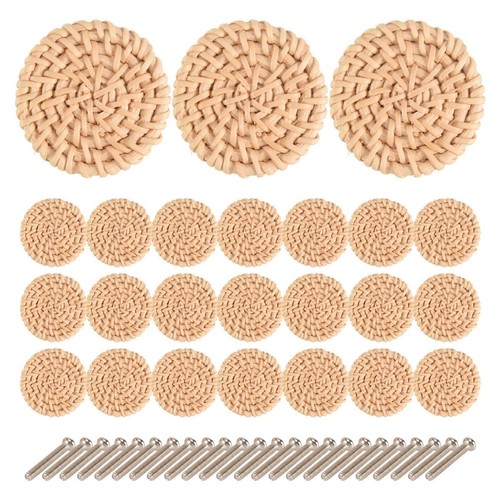 24pcs boutons tiroir ronds - boutons, de