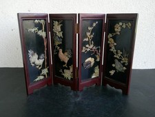 PETIT PARAVENT A 4 VOLETS EN