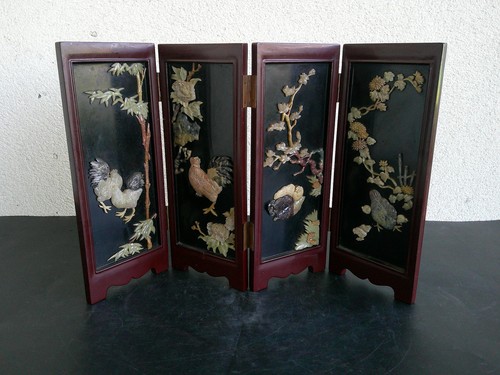 Petit paravent volets en - 4,