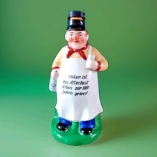 ancienne bouteille années 1900 en porcelaine de thuringe Allemagne