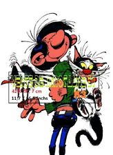 Gaston Lagaffe avec la mouette