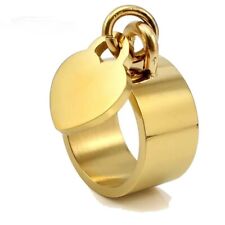 Bague pampille breloque cœur