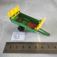 vintage  MAJORETTE [66]  - remorque jardinage / espaces verts