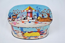 ANCIENNE BOITE PUBLICITAIRE MANEGE ENCHANTE POLLUX CONFISERIE BROCHET ORTF DANOT