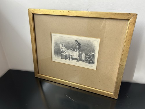 Gravure adrien moreau - moreau, cadre