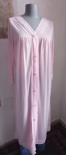 Déshabillé robe de chambre rose 1960 nylon T 42 44 FABELNYL nuisette