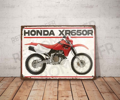 Plaque métal vintage - , honda