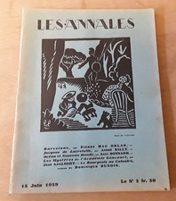 LES ANNALES N°2336 1929 Océan et nouveau monde Barcelone Mac Orlan Lustucru