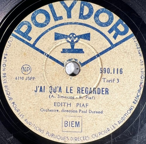 Edith piaf qu a - piaf, qu'a