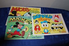 3 Albums Panini Mickey story