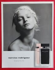 PUBLICITE DE PRESSE: Parfum FOR HER de NARCISO RODRIGUEZ  Carmen KASS + ANDROS