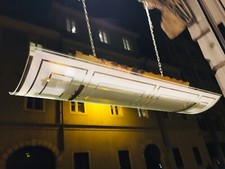 Lampe Plafon 50s Fluo Laiton