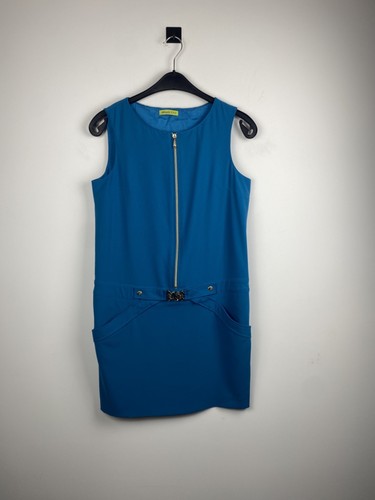 Robe moulante bleue versace - bleue,