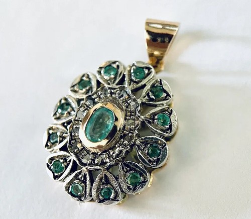 Pendentif vintage 14kt - pendentif, or