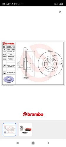 Disques frein arrière - 2,