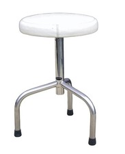 Ancien Tabouret Industriel